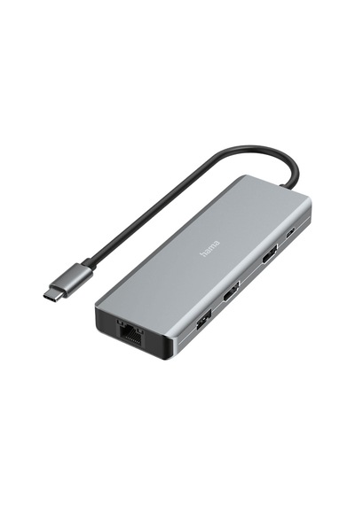 Hama Hm.200142 Usb-c-hub,9 Ports, 2x Hdmı,usb-a,usb-c,lan Usb Hub Gri Gri