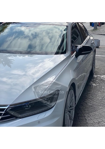 ŞüsCarOto Vw Passat B8 2015 Sonrası Batman Yarasa Ayna Kapağı Piano Black ABS Plastik (00)