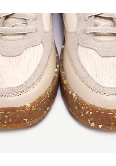 Yargıcı Deri Keten Sneaker 24yeay4472x 017 Bej