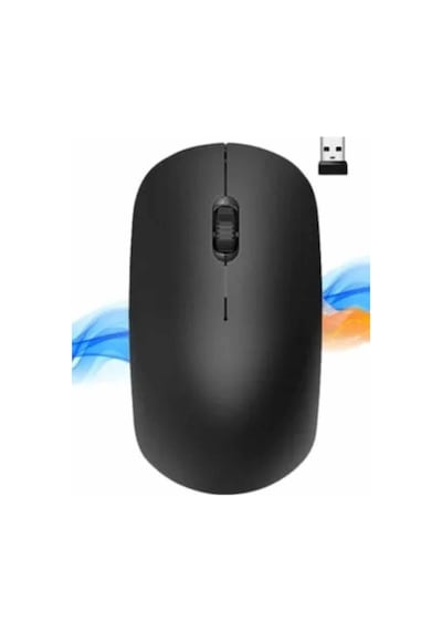 Ergonomik Kablosuz Mouse 1600 Dpı Siyah Renk Oyun Ve Ofis Kullanımı Diğer
