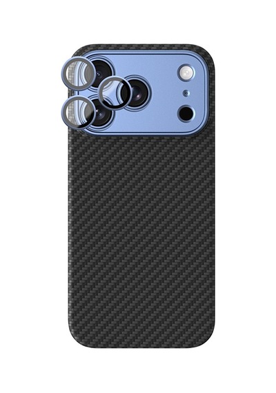 Apple Uyumlu iPhone 18 Pro Kılıf M-safeli 1500d Aramid Fiber Amazingthing Titan Max Slens Serisi Kapak Mavi