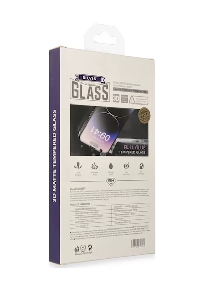 Newface Apple İphone 15 Pro Max Bilvis 3d Mat Cam Ekran Koruyucu