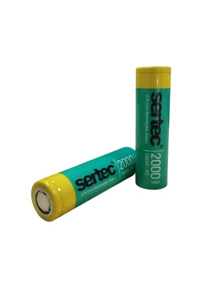 Tedar Sertec 18650 3.7v 2000 Mah 1c Li-ıon Şarjlı Pil Najmaddin