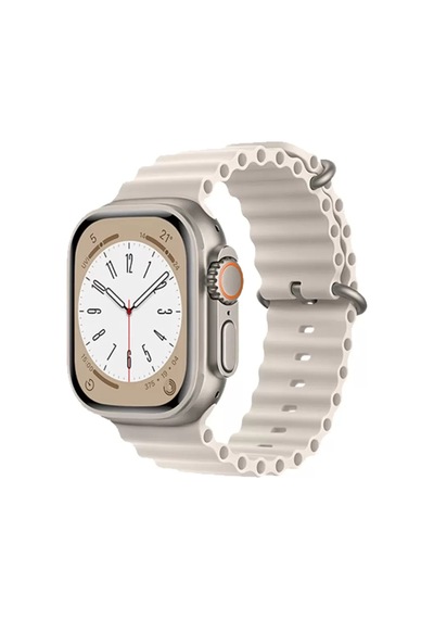 Newface Apple Watch 38mm Ocean Kordon - Krem Diğer