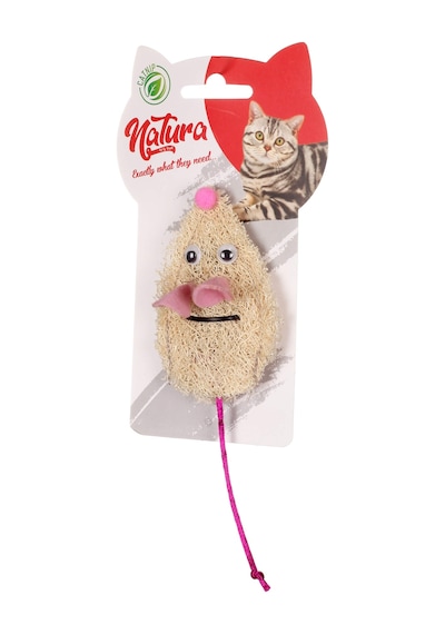 Natura PTC-050 15 CM Doğal Sünger Fare Kedi Oyuncağı