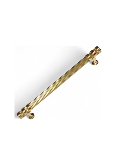 Çizgili Nesli Alüminyum Metal Lüks Modern Mobilya Çekmece Mutfak Dolabı Kulpu Altın 192mm Altın