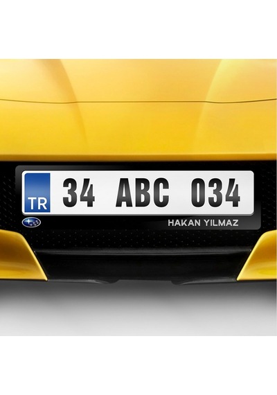 Kişiye Özel Isimli Subaru Logolu Plakalık 264845299
