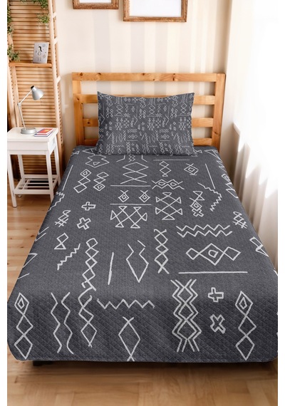 Antrasit Geometrik Genç Odası Tek Kişilik Pike Takımı - Bohem Beyaz 160x220 Cm Kapitone Yatak Örtüsü Kuşluk Vadi Fısıltısı Antrasit Geometrik Genç Odası Tek Kişilik Pike Takımı - Bohem Beyaz 160x220 Cm Kapitone Yatak Örtüsü Kuşluk Vadi Fısıltısı