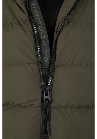 Maraton Sportswear Regular Erkek Kapşonlu Uzun Kol Basic Haki Mont 21262-haki Haki