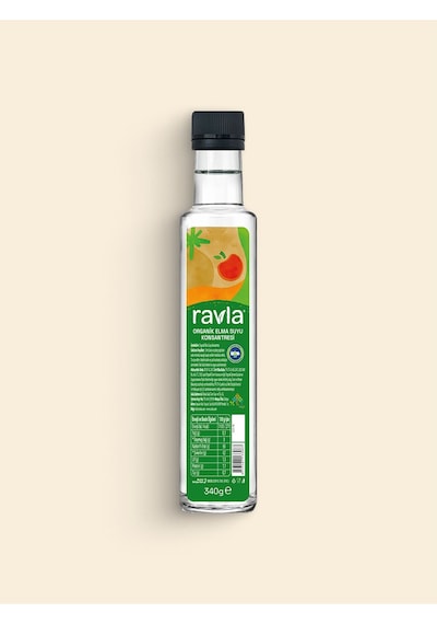 Ravla Organik Elma Suyu Konsantresi 340 G