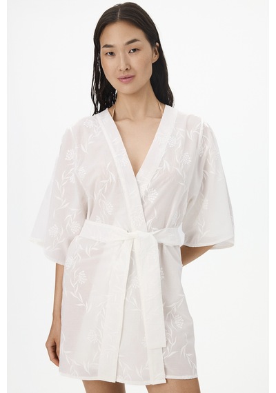 Penti Beyaz Carine Kimono