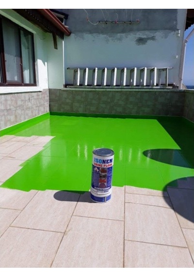 İsonem Shine Floor Solvent Bazlı Fayans Boyası 4.5 Kg Siyah Diğer