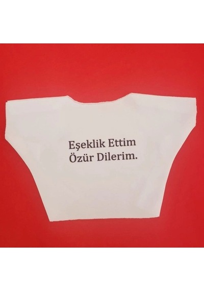 Hubrendy Emin Eşeklik Ettim Yazılı Oyuncak Tişörtü