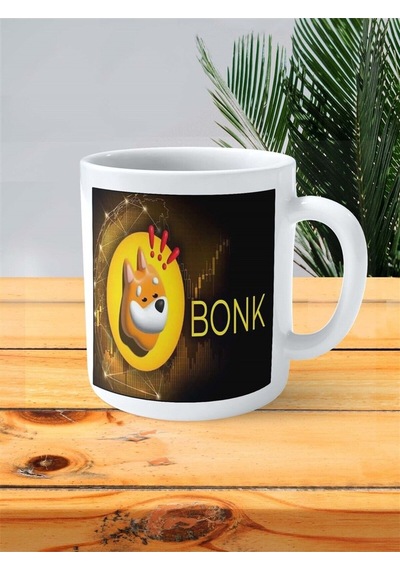 Bonk Baskılı Kupa Bardak Kişiye Özel Desen 3 Çok Renkli