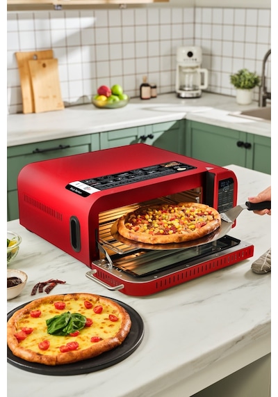 Karaca Multicrust Artisan Retro Pizza Makinesi & Airfryer