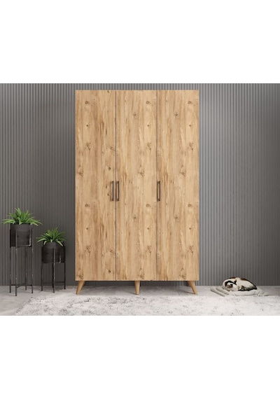 Duke 3 Kapaklı Ayakkabılık Çam 120 Cm M1