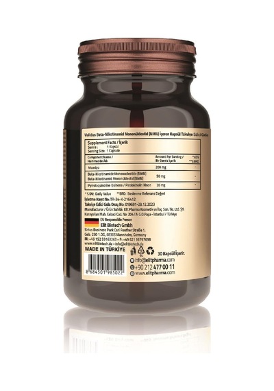 Validus Nmn 50 Mg + Mumiyo 200 Mg + Pqq 20 Mg 30 Kapsül