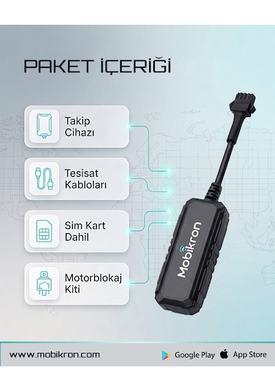 Mk-204-1 Sesli Bildirimli Tekne & Yat Takip Sistemi - 12 Ay Hatlı + Server Dahil Gps 2026 Seri