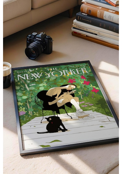 The New Yorker Çerçeveli Tablo March 20 2017