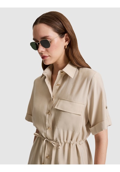 Pierre Cardin Kadın Kum Gömlek Kısa Kollu 50320359-vr085