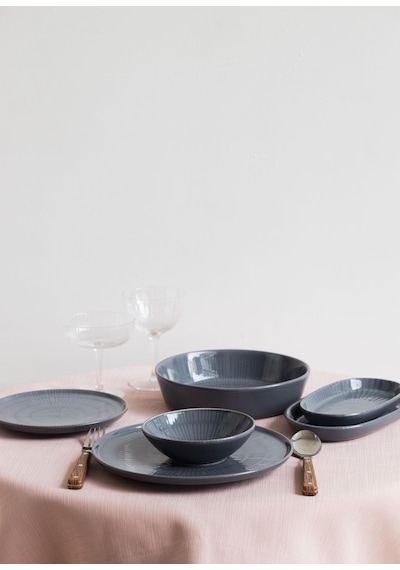 The Mia Noon Kase 6lı Set Gri 15 Cm