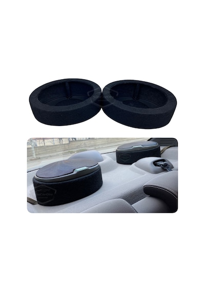 Çift Yönlü 6"x9" Oval & 16 cm Yuvarlak Hoparlör Kasnağı Üniversal Oval Hoparlör Yükseltici Altlık Takoz 2 li Set (00) (ŞüsCarOto Aksesuar)