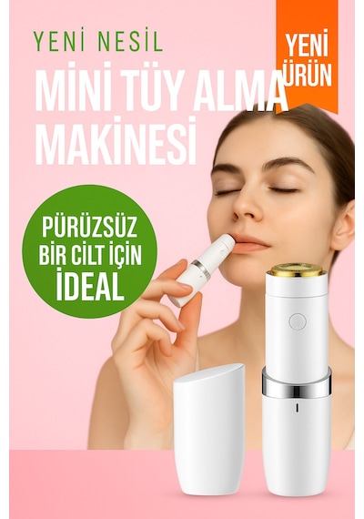 Mini Yüz Epilatör Tüy Alma Cihazı Kadınlara Özel Cilt Temizleyici Epilatör Makinesi