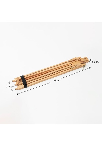 Taşınabilir Tripod Şövale Kayın, Maks. Tuval Yüksekliği 105 Cm
