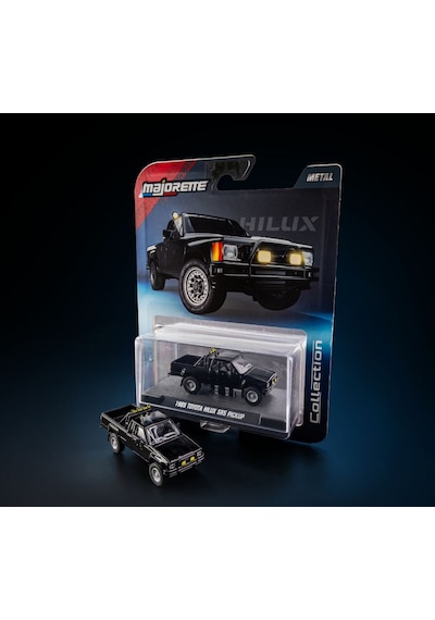 Majorette Collection Toyota Hilux Sr5 Pickup 1985 Model Araç Siyah Model Araç