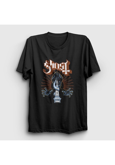 Presmono Unisex Argentina Ghost T-shirt Siyah