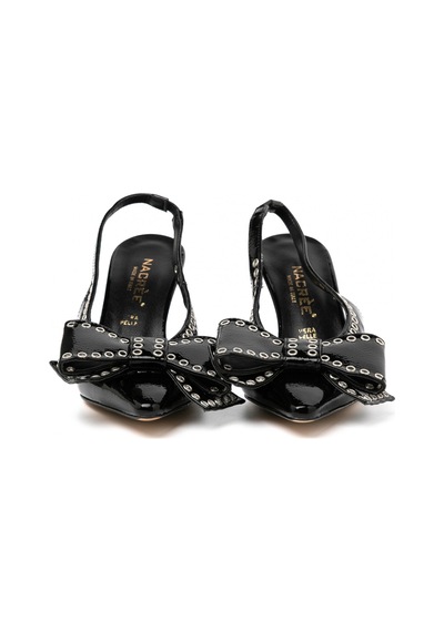 Topuklu/ Stiletto Kadın 3063041 O Nacree Naplack Nero Silver Nero Silver