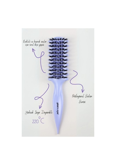 Gliden Style Glide N Style Kıvırcık Saçlara Özel Bukle Belirginleştirici Tarak Fırça