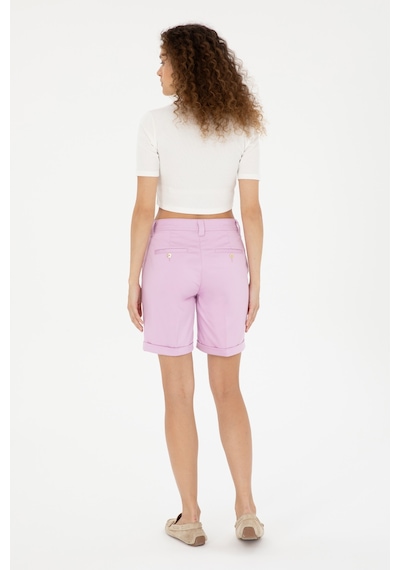 U.s. Polo Assn. Kadın Pembe Şort / Bermuda 50281722-vr041 Pembe