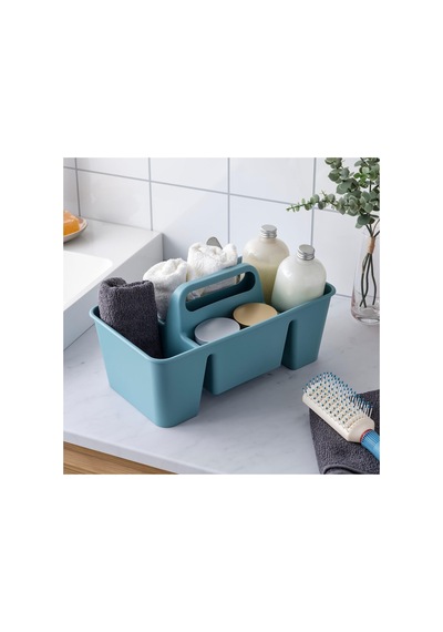 Stackstod Gri-mavi 32x18x16 Cm Masaüstü Düzenleyici - 10610109 Ikea