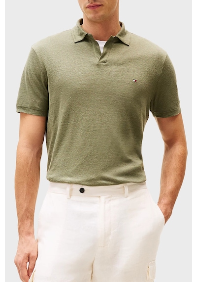Tommy Hilfiger Erkek Polo Yaka T Shirt Mw0mw38476 Plı Yeşil Yeşil