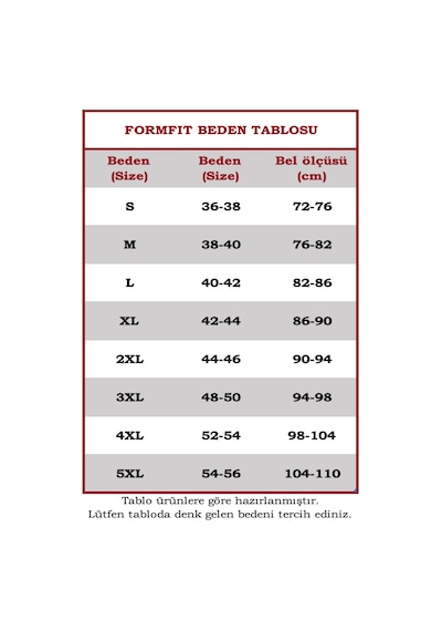 Formfit Kadın Form Fit Dikişsiz Mideli Slip Korse Toparlayıcı 810