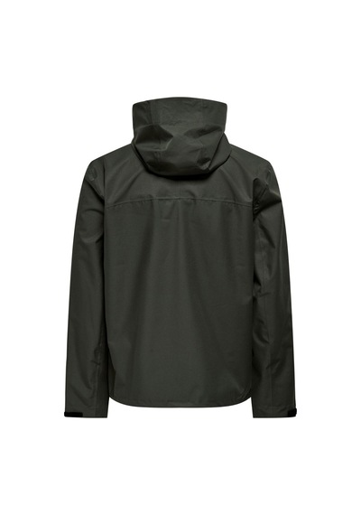 Only & Sons Onsluke Waterproof Jacket Otw Vd Erkek Gri Mont - 22031606 Siyah