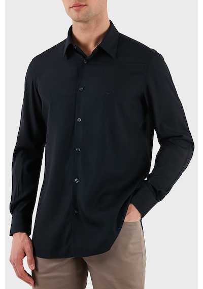 Emporio Armani Erkek Gömlek Em001537 Af14214 Ub118 Lacivert Lacivert