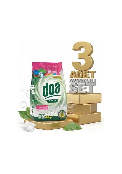 Doa Matik Deterjan Renkliler 3x4 Kg