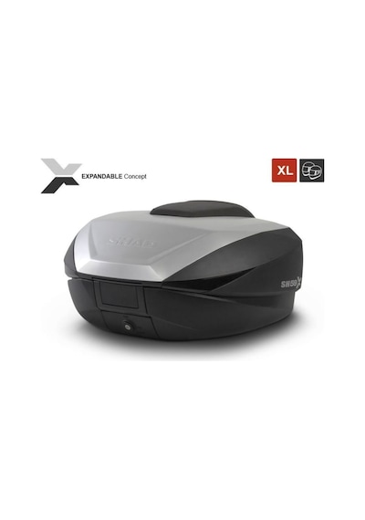 Motosiklet Arka Çanta Sh-59x Litre Üç Kademeli Kapaklı Genişleyebilir Model Motor Arka Topcase 59lt Çok Renkli