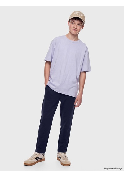 LC Waikiki Lcw Kids Lacivert Erkek Çocuk Pike Eşofman Altı Dark Navy
