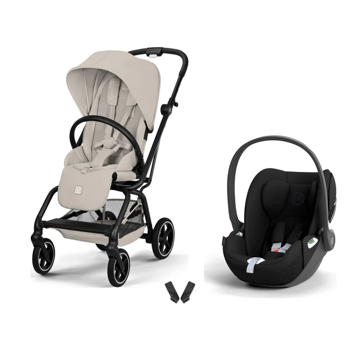 Eezy S Twist+2 Travel Sistem Dune Grey & Cloud T Plus Sephia Black Açık Gri