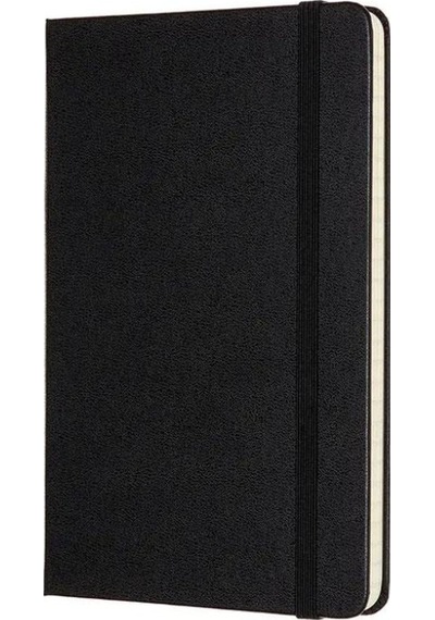 Moleskine Classic Sert Kapak Çizgili Defter 11.5x18 Black Siyah