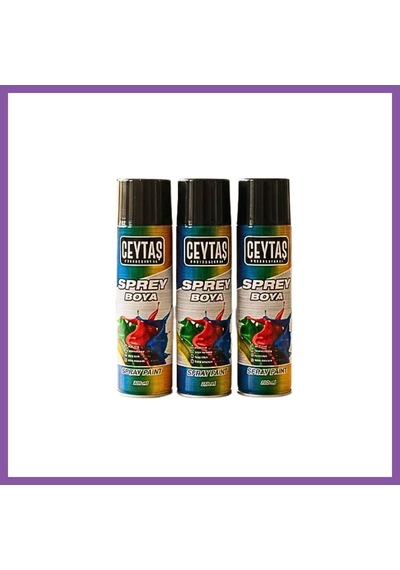 Bezos 200 Ml Siyah Sprey Boya Bzoshb