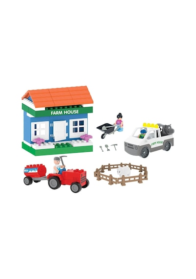 03 615 Double Blocks Çiftlik Seti -pilsan