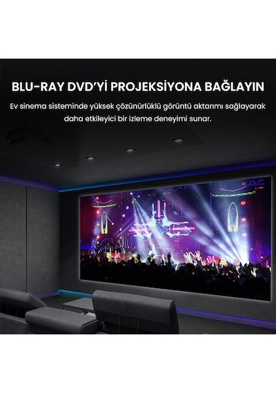 Veggieg Hdmı To Vga Full Hd 1080p 60hz Çevirici Dönüştürücü Adaptör