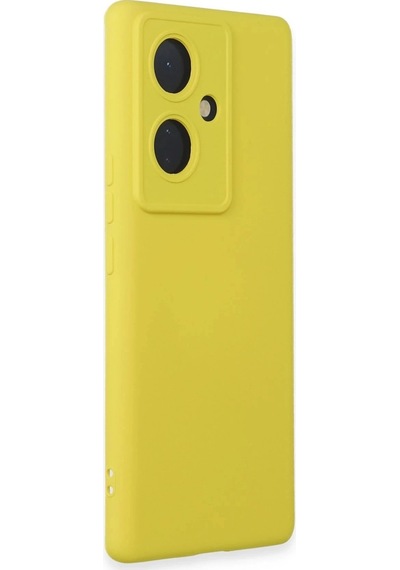 Durukar Vivo V29 Lite Kılıf Nano İçi Kadife Silikon - Sarı