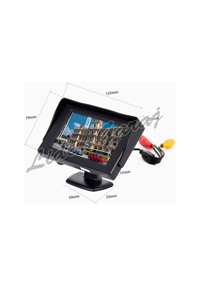 Geri Görüş Kamera Sseti4.3" Monitör 16.5Mm Micro Hd Kamera