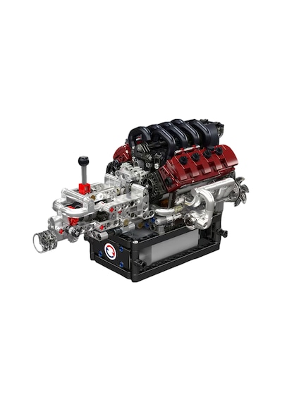 Mould King 10227 V8 Motor Ve Şanzıman Yapım Seti 787 Parça