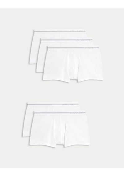 Marks & Spencer 5'li Regular Fit Hipster Külot Seti T14006123a Beyaz